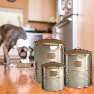 Dog Food Storage Container - with Scoop Set, Steel Sealed Cute Pet Food  Treat Storage Bin for Small Dogs, Cats, Food Dry Fresh, Moisture Proof  Rust-Proof and Long-Stem Storage