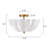 3-light Glass Semi Flush Mount-119728115