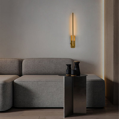 Battery Operated Wall Sconces with Remote Control,LED Rechargeable Picture Lights for Wall Wireless Led Lights for Bedroom with Magnetic Wall Light Fixtures,3CCT-Dimmable Brass Gold