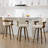 Upholstered Swivel Counter & Bar Stool With Armrest-332863167-302295352