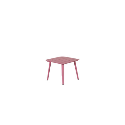 Gafnit Square Metal Outdoor Side Table , 40cm cm W 40cm cm D