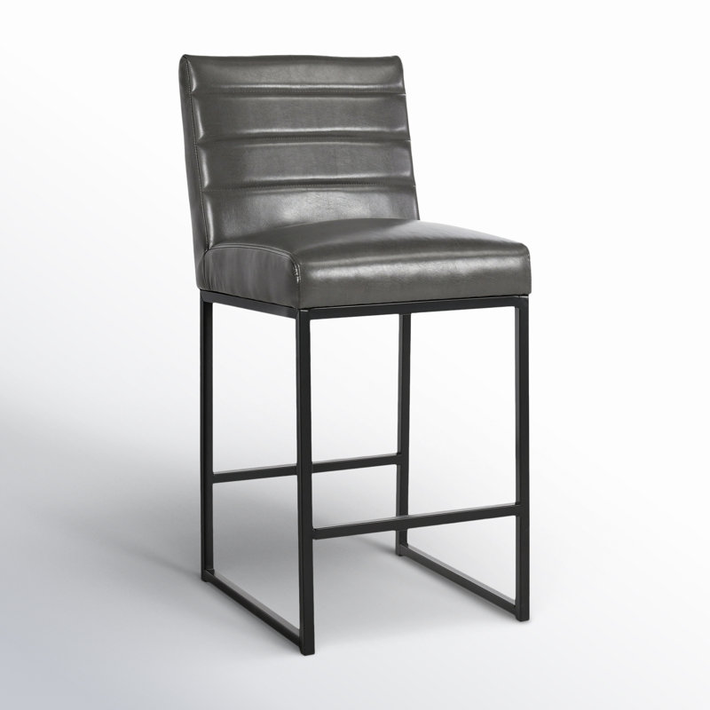 Seville Stool, Dark Gray, Counter Stool (26.2” Seat Height)