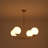 4-light Dimmable Opal Glass Globe Chandelier-403814953