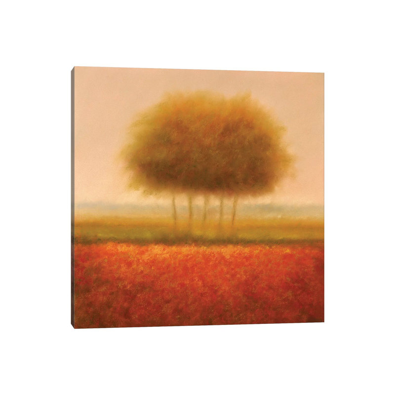 Orange Group Of Trees by Hans Dolieslager - Wrapped Canvas Gallery-Wrapped Canvas Giclée, 45.72 cm H x 45.72 cm W x 1.91 cm D