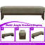 Banc de rangement pour repose-pieds texturé-140520031