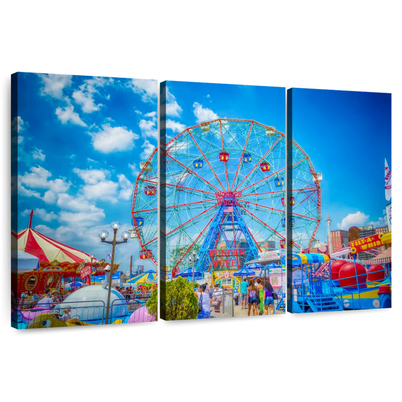 Grande roue Kerner Coney Island, H 28 po x l 45 po