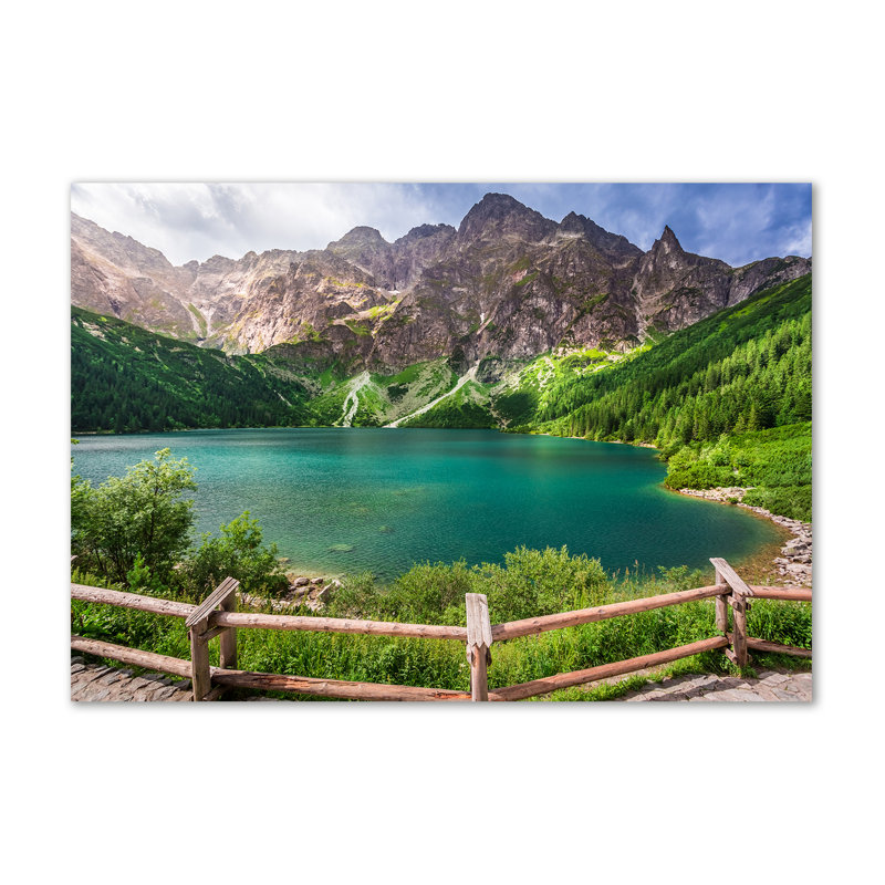 Sea Eye Of The Tatra Mountains - Wrapped Canvas Print
