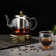 Echtwerk Teekanne, Teekocher aus Borosilikatglas, Siebeinsatz und Deckel aus Edelstahl, Hitzebeständig, 1000 ml