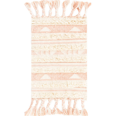 Tapis rose à motif de siphon Arnfinn