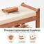Banc de rangement pour chaussures 39,4 pouces, banc de rangement polyvalent pour porte d'entrée, couloir, chambre à coucher et salon