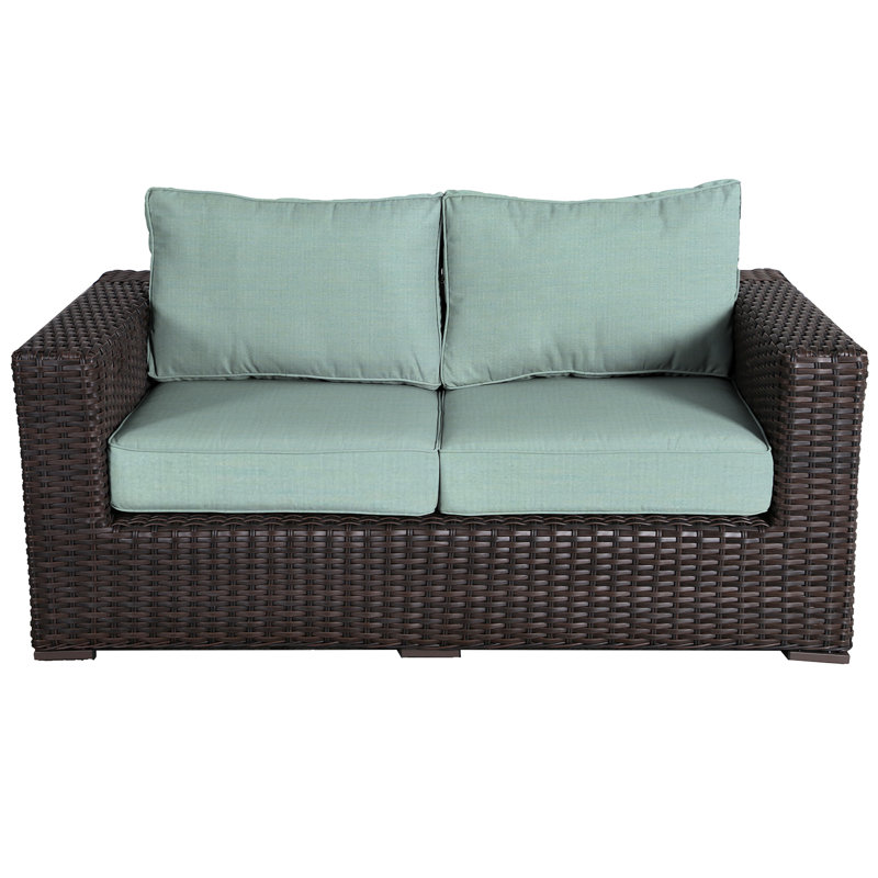 Woodham 65'' Wide Loveseat with Cushions, Light Spa