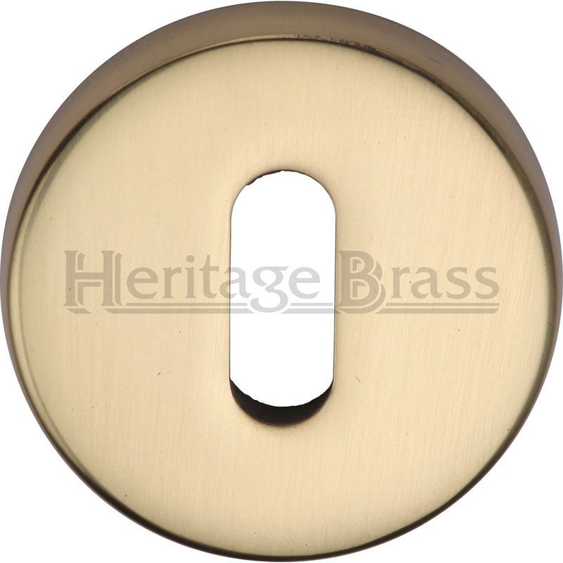 Heritage Brass Heritage Key Escutcheon, Polished Brass