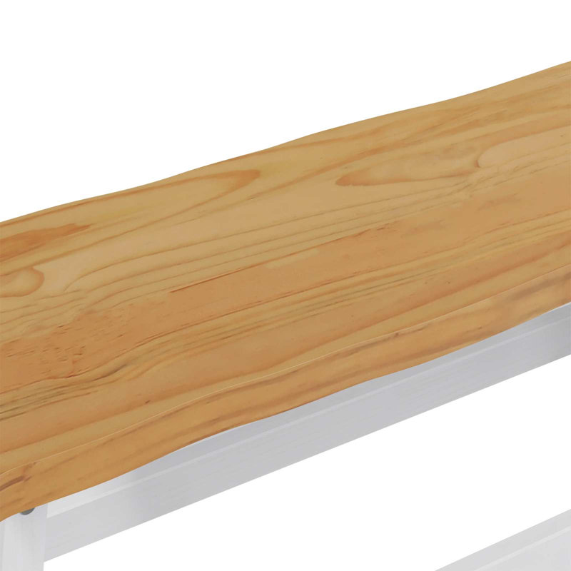 Storage Bench, White/Natural