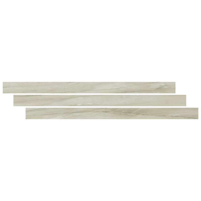Moulure de nez de marche en vinyle de 1,03 po x L 94 po x l 2,33 po, Careyes