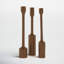 Imbali 3 Piece 12.6" Metal Tabletop Candlestick Set-1826441