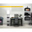Rousey 66.5'' Black Column Floor Lamp with USB and Outlet