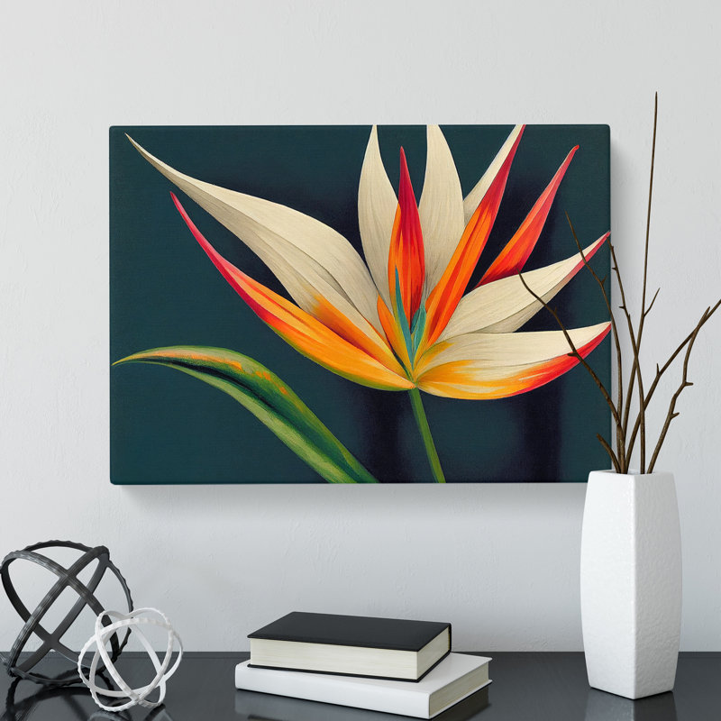 Meaningful Bird Of Paradise Flower - Wrapped Canvas, 35cm H x 50cm W x 3cm D