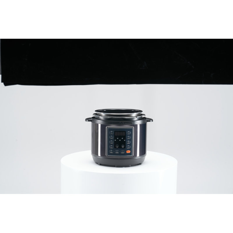 3-Quart Multi-Use Electric Pressure Cooker, Black