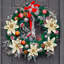 Arbre de Noël fleurs artificielles - ensemble de 12-315378679