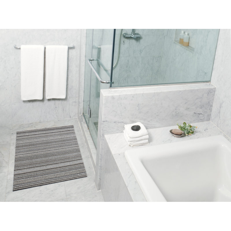 Striped Indoor / Outdoor Doormat, Birch, 0.6cm H x 91cm W x 152cm L