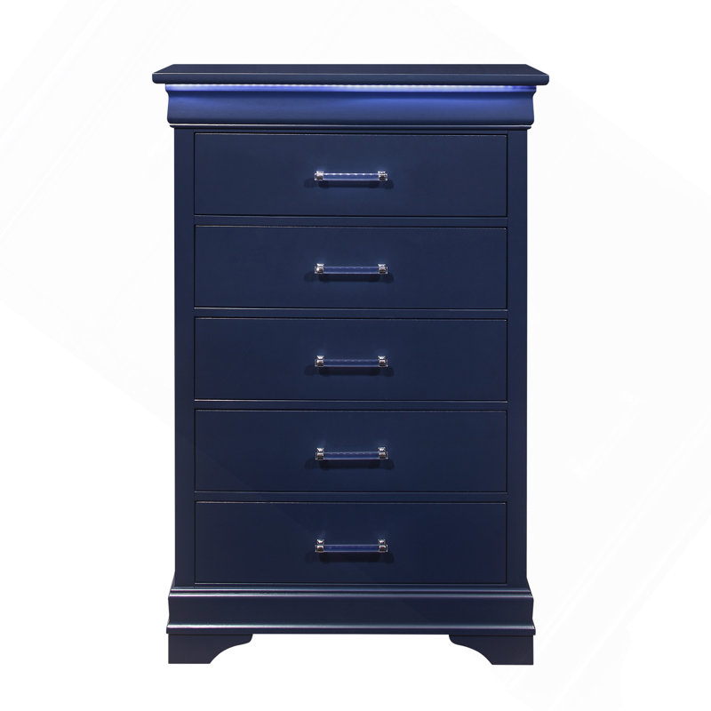 COFFRET BLEU CHARLSTON AVEC DEL, Bleu