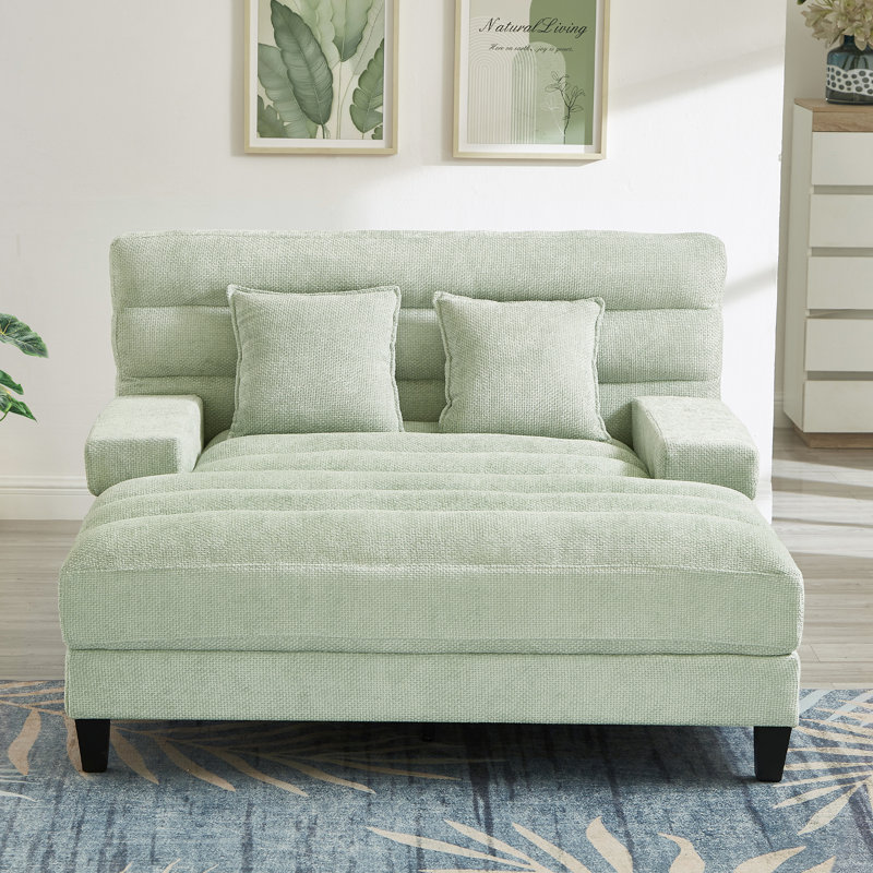 Canapé moderne et polyvalent avec dossier réglable et éclairage à DEL intelligent pour un confort ultime dans le salon, Vert