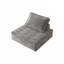 Chaise sans accoudoir pour modulaire modulaire