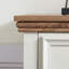 Rangement à 6 tiroirs pour chambre à coucher beige - Armoire spacieuse avec mécanisme de basculement et poignées en métal dans la commode