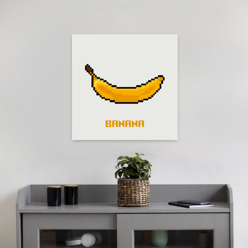 Art mural Pixel Art, H 18 po x l 18 po
