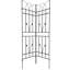 2 Pack Metal Garden Trellis 71" X 17.7", Black Rust- Flower Support, Simple Assembly, Strong Metal, Ideal For Climbing Plants Like Morning Glory, , Beans, Cucumber, Grape, Jasmine Plant Beans