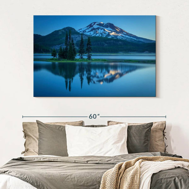 Volcan Alvord Sparks Lake South Sister, H 34 po x l 51 po