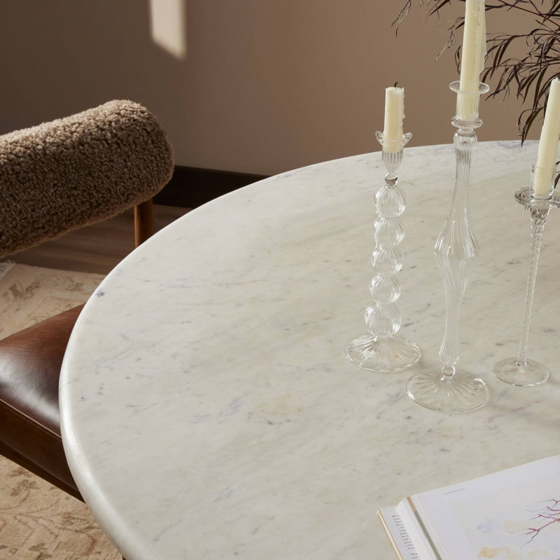 Oranda Round Marble Dining Table
