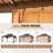  13 Ft. W x 10 Ft. D Metal Patio Gazebo