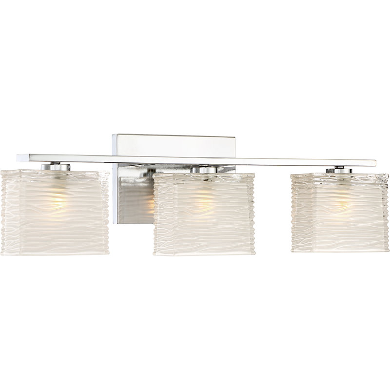 Dunreith 3 - Light Dimmable Vanity Light, Polished Chrome