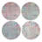 Coco Vegan Leather Round Coasters