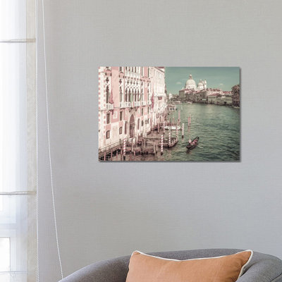 Venice Canal Grande And Santa Maria Della Salute by Melanie Viola - Wrapped Canvas Print