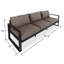 BALTIC 82" Metal Outdoor Couch With Cushions by Real Flame-1214847291