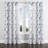 Geometric Shapes Curtain panels - Blue Soft Modular Grommet Curtain - 1 Panel-20856933-20856929