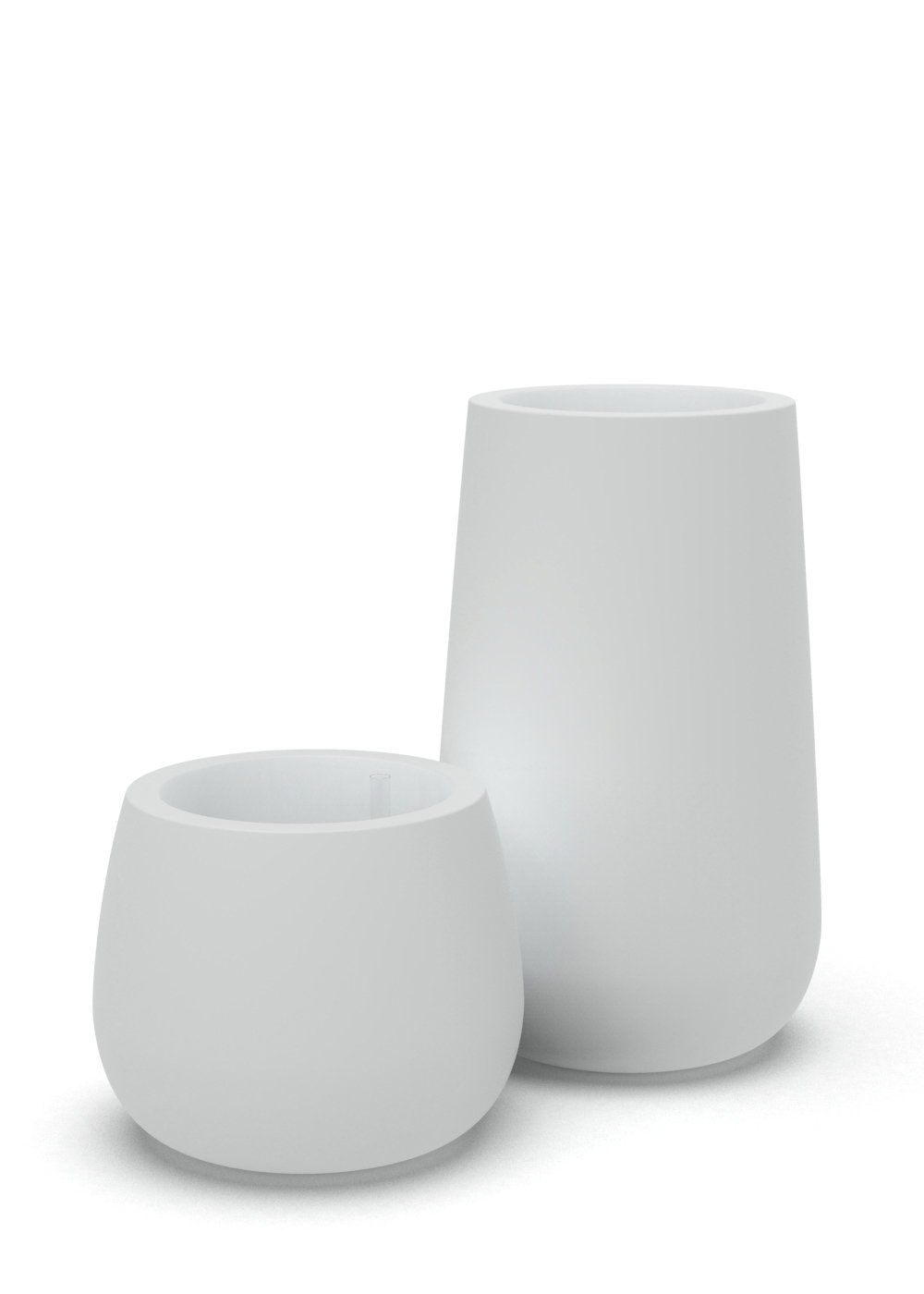 Kisha Pot Planter, White