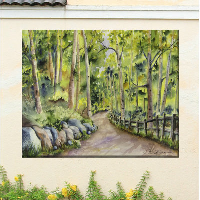 Décoration murale d’extérieur en pente occidentale Addey