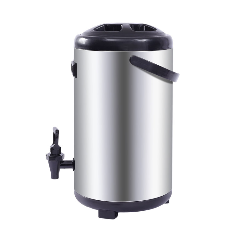  Hot Water Pot and Beverage Dispenser, Water Warmer and Dispenser  Insulated for Tea or Coffee, Commercial Milk Tea Barrel Insulated Bucket  Thermal Carafes Iced Tea Machines for Parties, 8L/10L: Home 