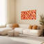 Motif géométrique en forme de T, art abstrait sur toile tendue sur toile, ensemble de 1-1008383313