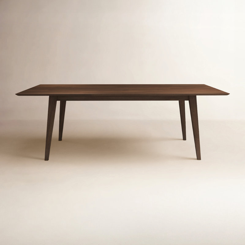 Table de salle à manger en bois massif 29,5 po Brimmer Eucalyptus