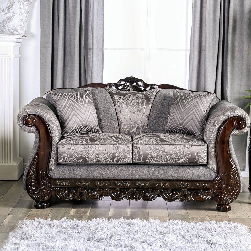 Canapé Akyla, Gris, H 40 po x l 70 po x P 36 po
