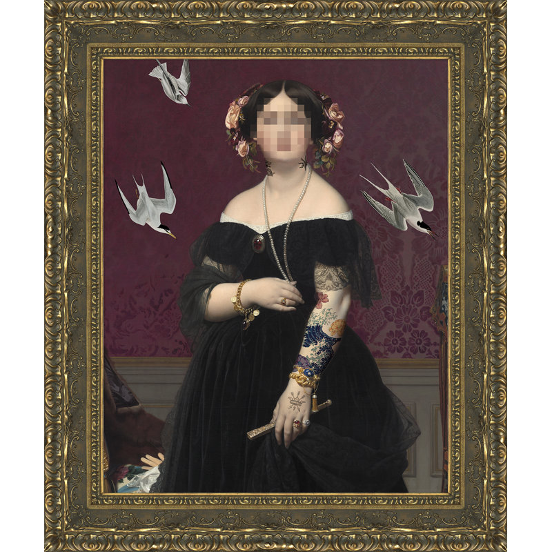 Pixelated Portrait 2 Giclee Print