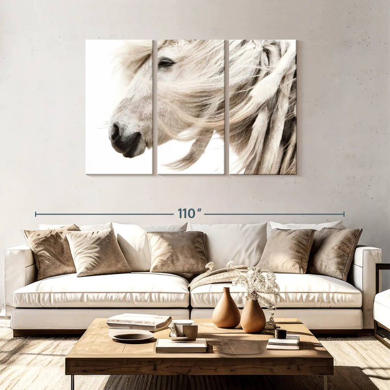 Horse Hair, 48" H x 74" W