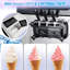 Machine à crème glacée 2 saveurs 2200W