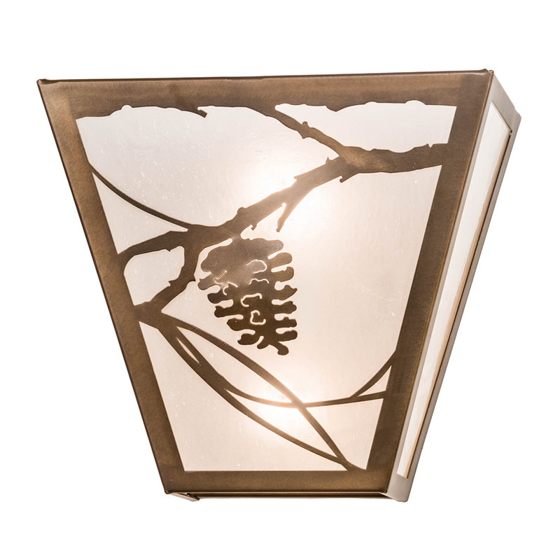 2 - Light Flush Mounted Sconce