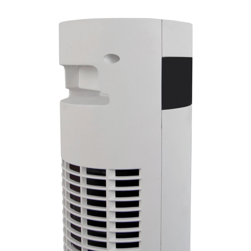 Igenix 43 Inch Digital Tower Fan White, White, 110cm H x 30cm W x 30cm D