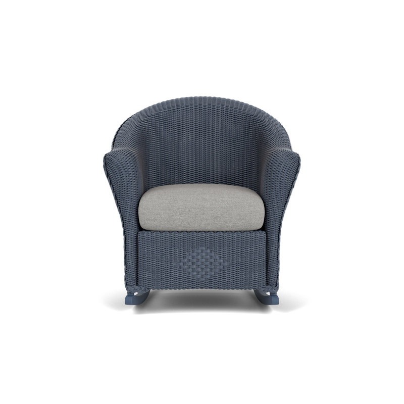 Reflections Outdoor Rocker Chair, Demo Stone, Denim Blue